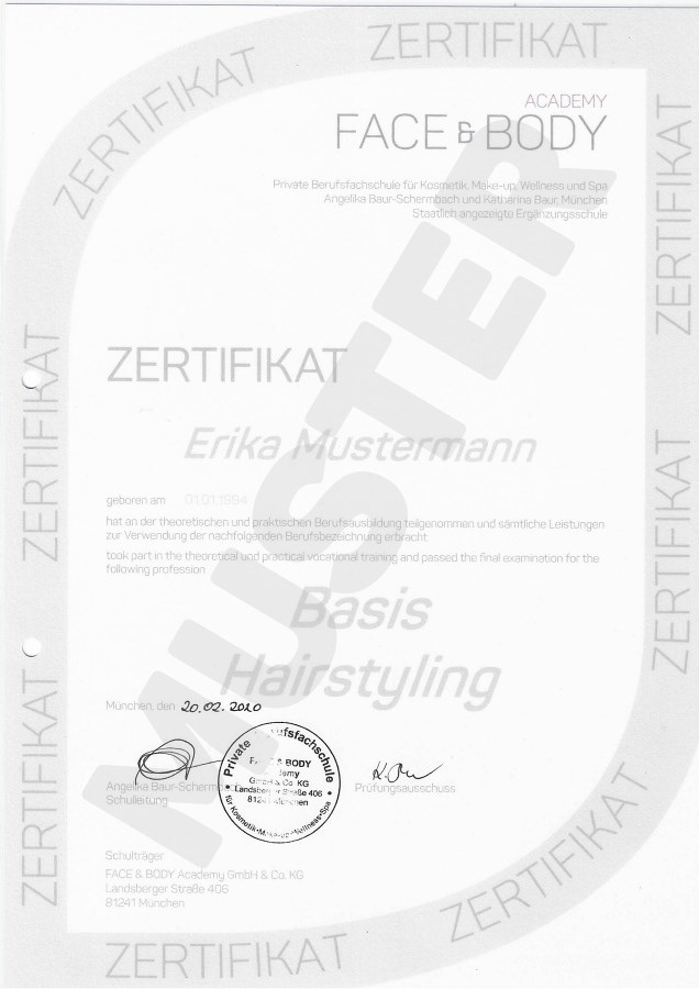 Kosmetik Ausbildung 1 Jahr: Professional Beauty Specialist